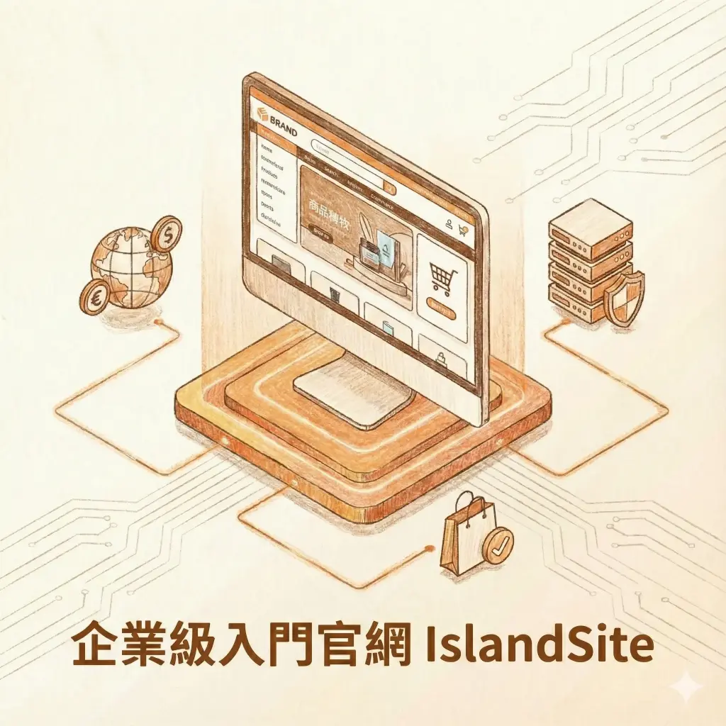 企業級入門官網 IslandSite